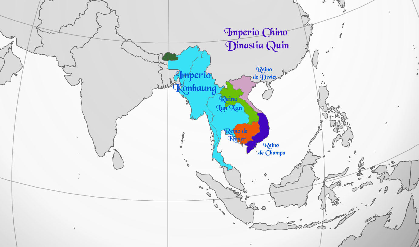 El Tercer imperio birmano Konbaung