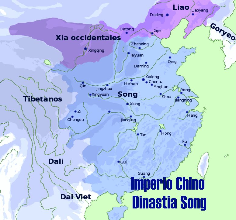 El imperio de la dinastía Song de China