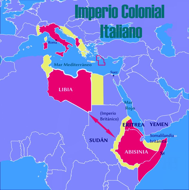 El imperio colonial Italiano