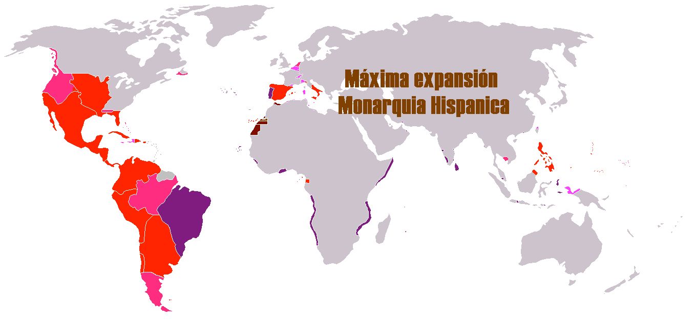 El imperio español o Monarquía Hispánica