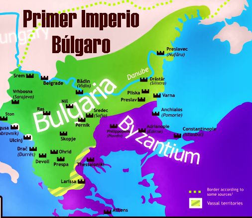 El primer Imperio búlgaro