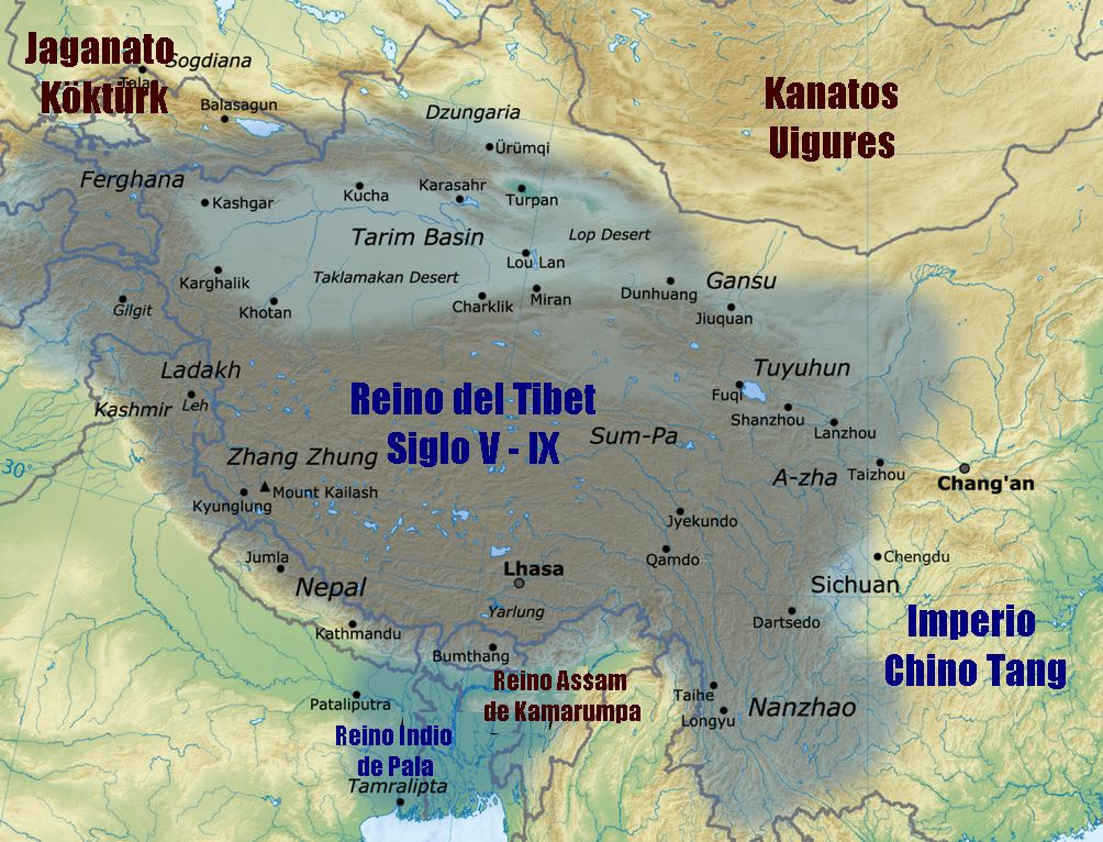 El imperio tibetano