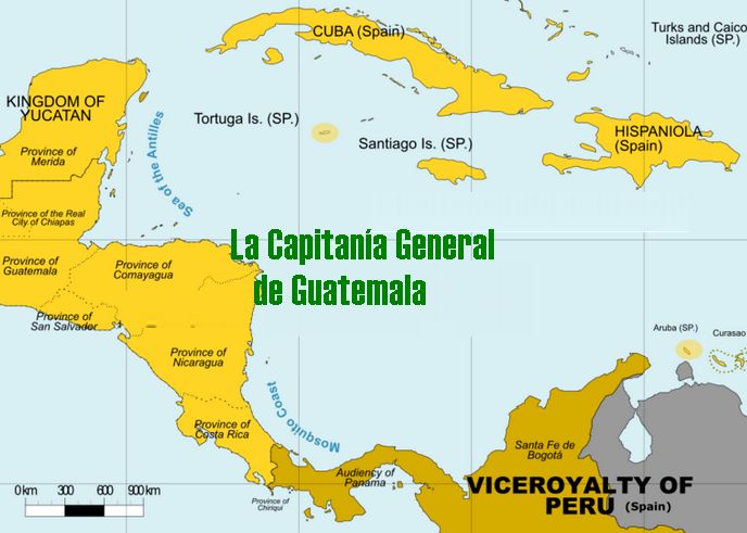 La Capitanía General de Guatemala