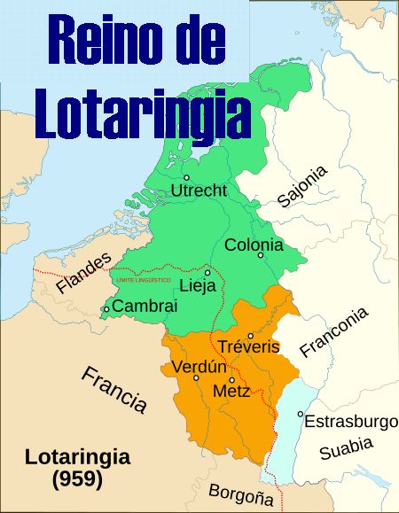 El reino de Lotaringia