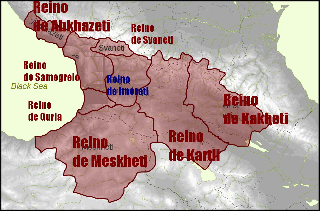 El reino de Abkhazeti o Abjasia
